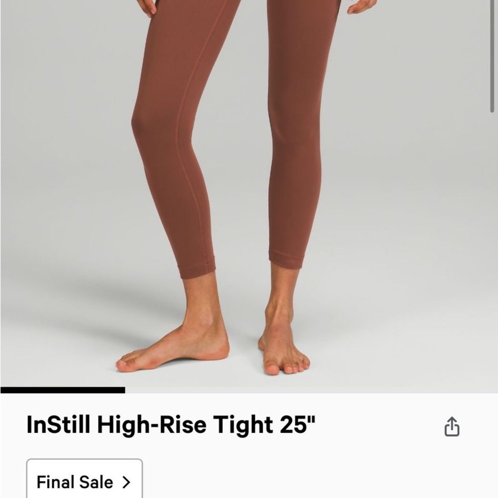 Lululemon Instill high rise Leggings
